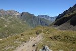 Poi si scende fino al centro del vallone......